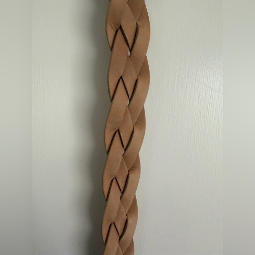 Streets Ahead Braided Tan Leather Belt - Picture 4 of 10